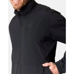 Odlo Ascent 365 Windshell Jacket Men - Black -Odlo odlo mens ascent 365 windshell jacket black 3 1407448