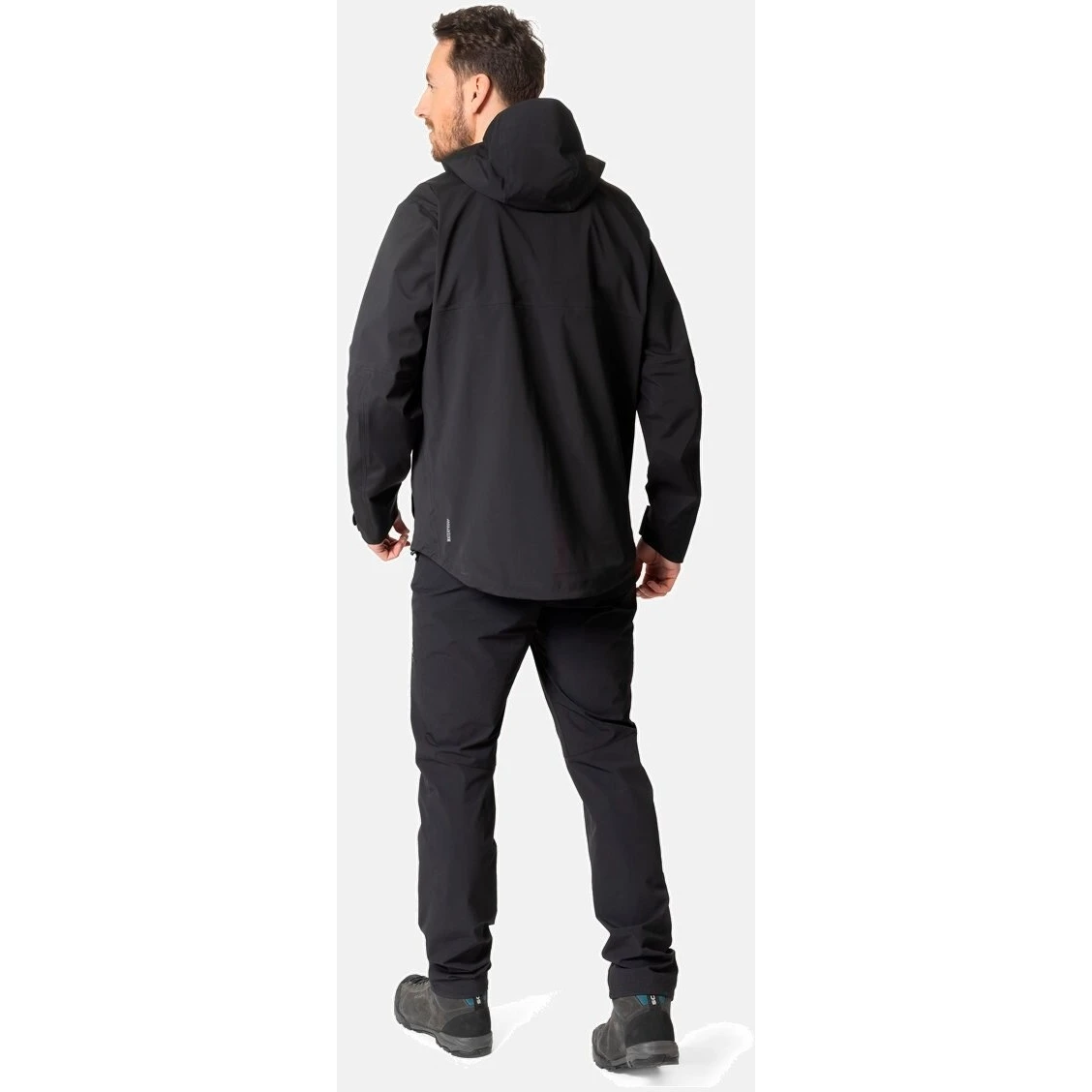Odlo Ascent 3L Waterproof Hardshell Jacket Men - Black 12 Odlo Ascent 3L Waterproof Hardshell Jacket Men - Black - Image 10