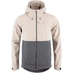 Odlo Ascent 3L Waterproof Hardshell Jacket Men - Cobblestone - Odlo Graphite Grey