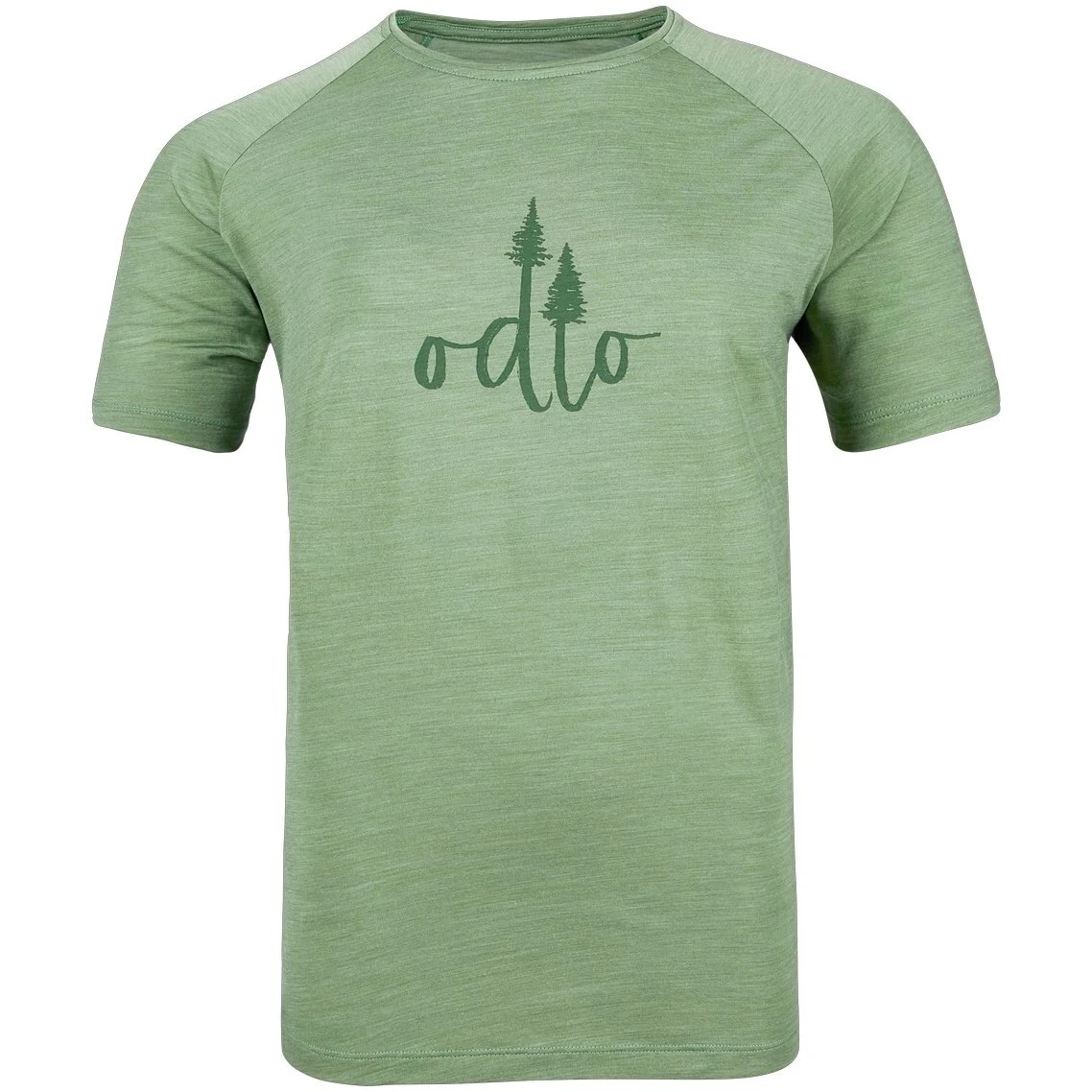 Odlo Ascent Performance Wool 130 Trees T-Shirt Men - Loden Frost Melange 3 Odlo Ascent Performance Wool 130 Trees T-Shirt Men - Loden Frost Melange