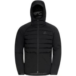Odlo Ascent S-Thermic Hooded Mid Insulation Jacket Men - Black 8 Odlo Ascent S-Thermic Hooded Mid Insulation Jacket Men - Black -Odlo odlo mens ascent s thermic hooded mid insulation jacket black 3 1318446
