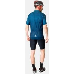 Odlo Essentials Jersey Men - Porcelain - Blue Wing Teal -Odlo odlo mens essential jersey porcelain blue wing teal 5 1407519