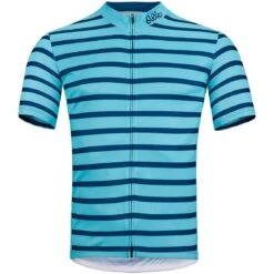 Odlo Essentials Print Jersey Men - Porcelain - Blue Wing Teal