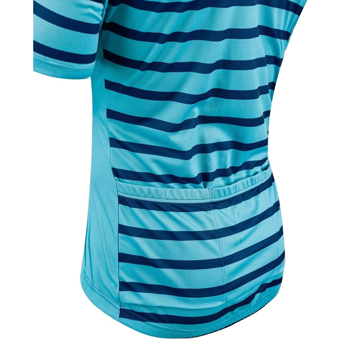 Odlo Essentials Print Jersey Men - Porcelain - Blue Wing Teal 5 Odlo Essentials Print Jersey Men - Porcelain - Blue Wing Teal - Image 3