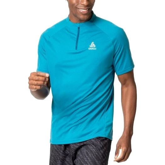 Odlo Essentials Trail Running T-Shirt Men - Saxony Blue 5 Odlo Essentials Trail Running T-Shirt Men - Saxony Blue - Image 3