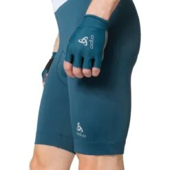 Odlo Essentials Cycling Bib Shorts Men - White - Blue Wing Teal 12 Odlo Essentials Cycling Bib Shorts Men - White - Blue Wing Teal -Odlo odlo mens essentials cycling bib shorts white blue wing teal 3 1523219