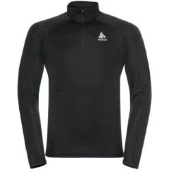 Odlo Essentials Half-Zip Running Mid Layer Men - Black