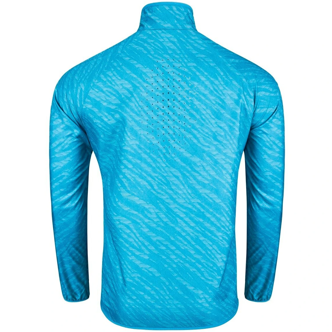 Odlo Essentials Light Print Running Jacket Men - Saxony Blue 4 Odlo Essentials Light Print Running Jacket Men - Saxony Blue - Image 2