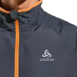 Odlo Essentials Light Running Jacket Men - India Ink -Odlo odlo mens essentials light running jacket india ink 5 1557002