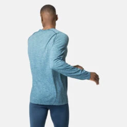 Odlo Essentials Seamless Long Sleeve Running T-Shirt Men - Oriole Melange 7 Odlo Essentials Seamless Long Sleeve Running T-Shirt Men - Oriole Melange -Odlo odlo mens essentials seamless long sleeve running t shirt saxony blue melange 3 1467008 1