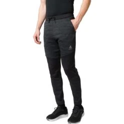 Odlo Essentials Thermal Running Pants Men - Black