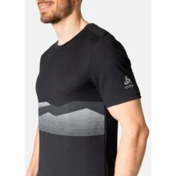 Odlo F-Dry Ridgeline T-Shirt Men - Black 13 Odlo F-Dry Ridgeline T-Shirt Men - Black -Odlo odlo mens f dry ridgeline t shirt black 5 1451960