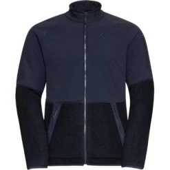 Odlo 40 Odlo Men's Halden Cosy Mid Layer Zip - Dark Sapphire