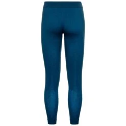 Odlo Kinship Performance Wool Warm Base Layer Bottoms Men - Blue Wing Teal Melange -Odlo odlo mens kinship performance wool 200 bottoms blue wing teal melange 2 1348230