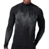 Odlo Kinship Performance Wool Warm Half-Zip Long-Sleeve Base Layer Top Men - Black Melange 2 Odlo Kinship Performance Wool Warm Half-Zip Long-Sleeve Base Layer Top Men - Black Melange -Odlo odlo mens kinship performance wool 200 half zip long sleeve shirt black melange 1 1318504