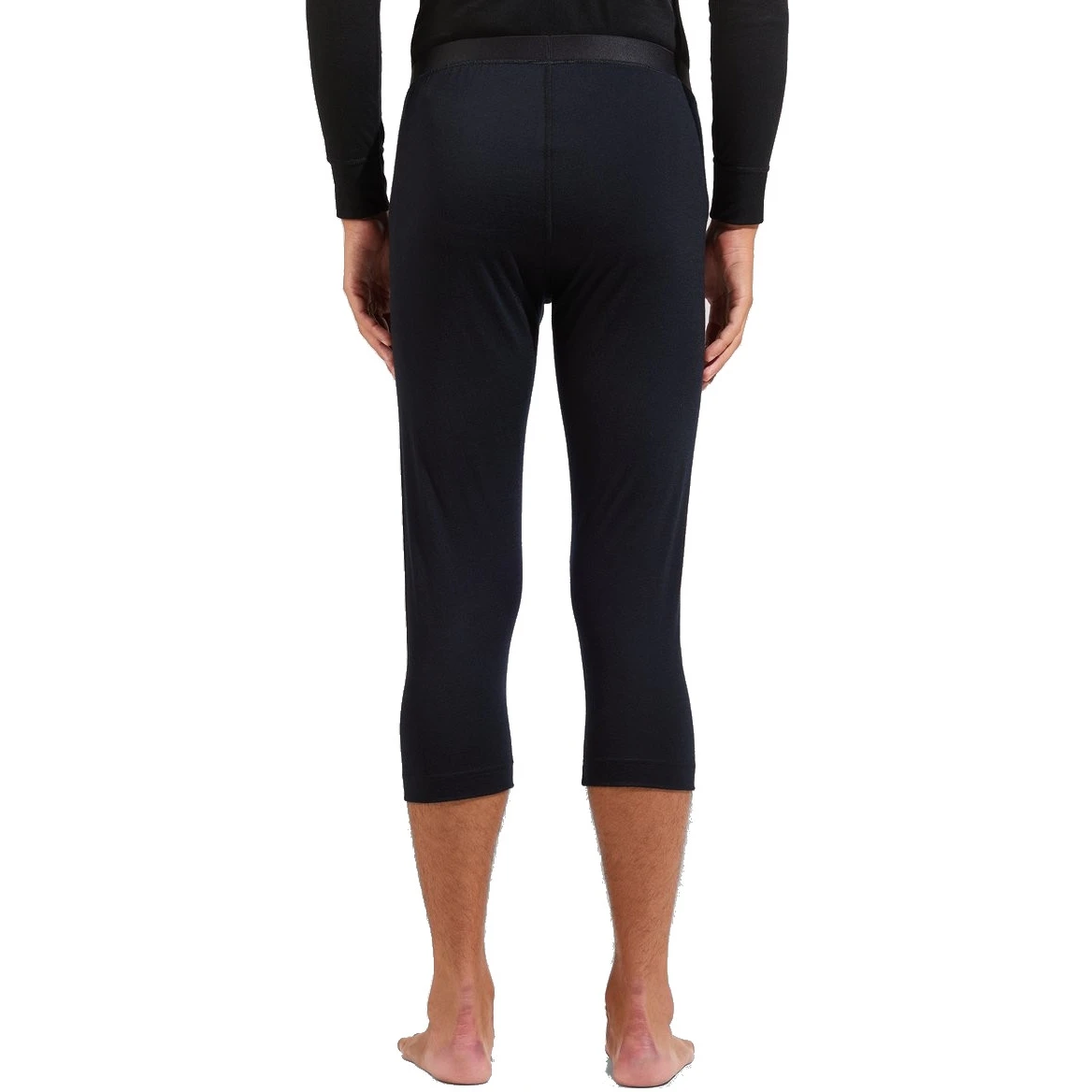 Odlo Natural Merino 200 3/4 Base Layer Bottoms Men - Black 4 Odlo Natural Merino 200 3/4 Base Layer Bottoms Men - Black - Image 2