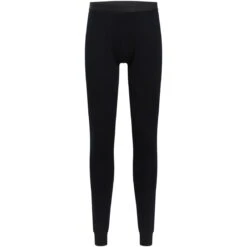 Odlo Natural Merino 200 Base Layer Bottoms Men - Black -Odlo odlo mens natural merino 200 base layer bottoms black 3 1556452