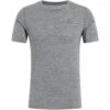 Odlo Natural Merino 200 Crew Neck Base Layer T-Shirt Men - Odlo Steel Grey Melange
