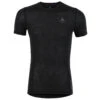 Odlo Natural Performance Wool 130 Base Layer T-Shirt Men - Black -Odlo odlo mens natural performance wool 130 base layer t shirt black 1504374