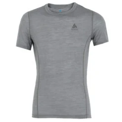 Odlo Natural Performance Wool 130 Base Layer T-Shirt Men - Grey Melange