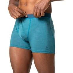 Odlo Natural Performance Wool 130 Boxers Men - Saxony Blue Melange 9 Odlo Natural Performance Wool 130 Boxers Men - Saxony Blue Melange -Odlo odlo mens natural performance wool 130 boxers saxony blue melange 1 1409335