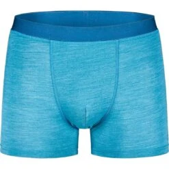 Odlo Natural Performance Wool 130 Boxers Men - Saxony Blue Melange