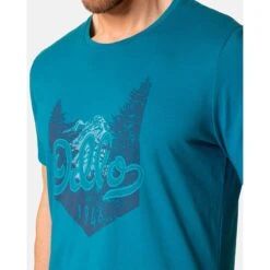 Odlo Nikko Logo T-Shirt Men - Saxony Blue -Odlo odlo mens nikko logo t shirt saxony blue 5 1409448