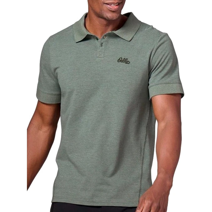 Odlo Nikko Polo Shirt Men - Camping Green Melange 5 Odlo Nikko Polo Shirt Men - Camping Green Melange - Image 3
