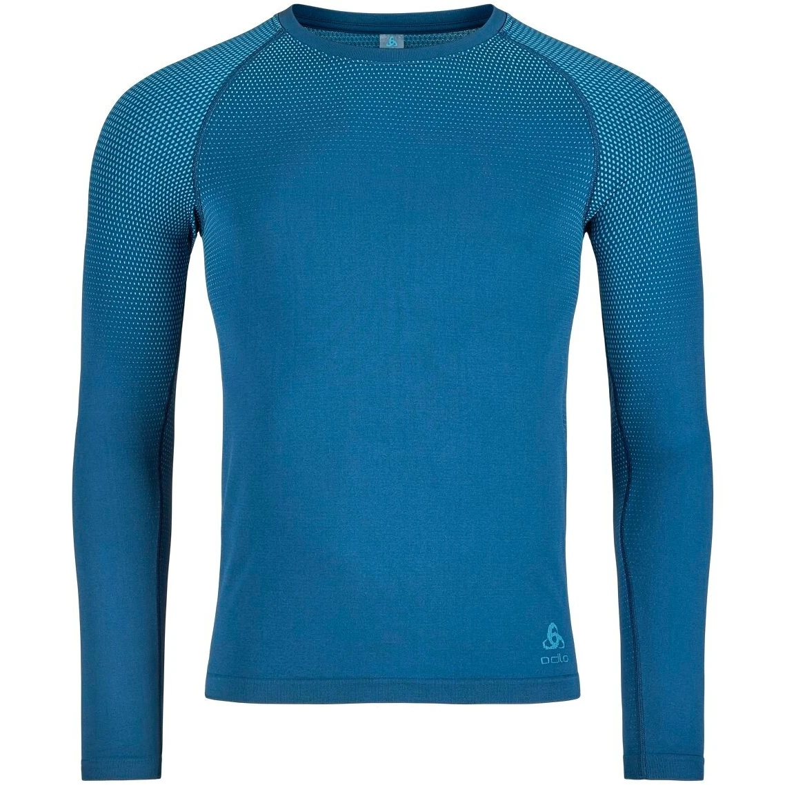 Odlo Performance Light Long-Sleeve Base Layer Top Men - Blue Wing Teal - Saxony Blue 3 Odlo Performance Light Long-Sleeve Base Layer Top Men - Blue Wing Teal - Saxony Blue