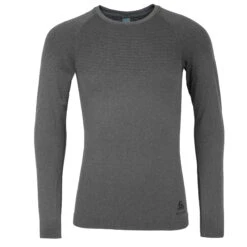 Odlo Performance Light Long-Sleeve Base Layer Top Men - Grey Melange