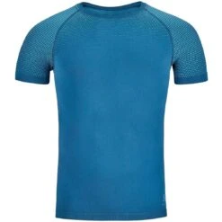 Odlo Performance Light Base Layer T-Shirt Men - Blue Wing Teal - Saxony Blue
