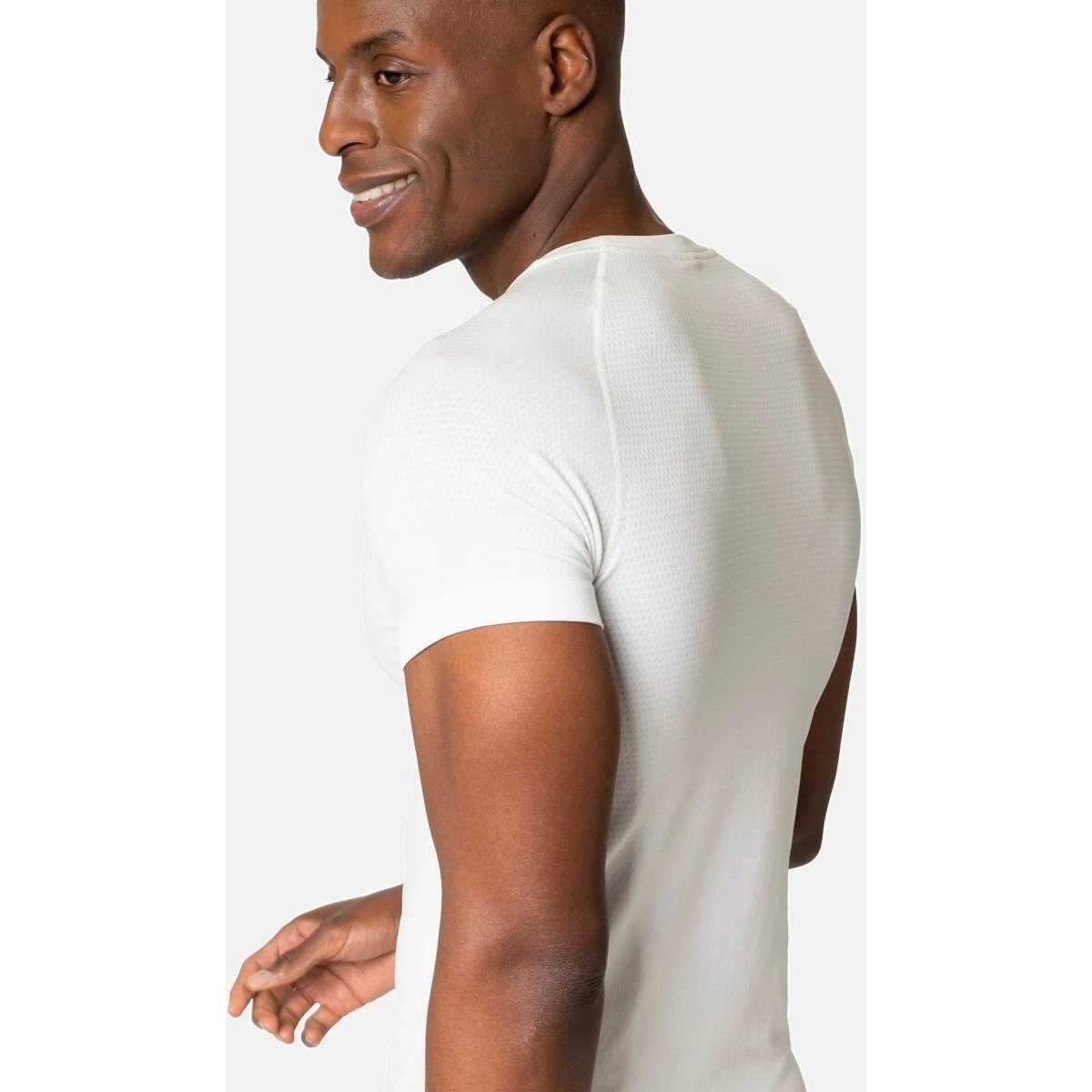 Odlo Performance Light Base Layer T-Shirt Men - White 7 Odlo Performance Light Base Layer T-Shirt Men - White - Image 5