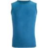 Odlo Performance Light Base Layer Tank Top Men - Blue Wing Teal - Saxony Blue -Odlo odlo mens performance light eco tank top blue wing teal saxony blue 1 1453658