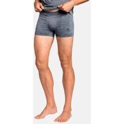 Odlo Men's Performance Light Sports-Underwear Boxers - Grey Melange 8 Odlo Men's Performance Light Sports-Underwear Boxers - Grey Melange -Odlo odlo mens performance light sports underwear boxers grey melange 1 1329277