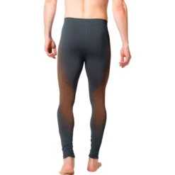 Odlo Performance Warm Base Layer Bottoms Men - India Ink -Odlo odlo mens performance warm eco base layer pants india ink 2 1500238