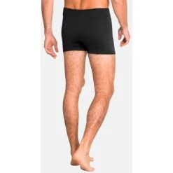 Odlo Performance Warm Boxers Men - Black - New Odlo Graphite Grey -Odlo odlo mens performance warm eco baselayer boxers black new odlo graphite grey 2 1329362