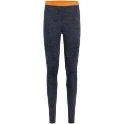 Odlo Performance Wool 150 Base Layer Bottoms Men - India Ink Melange - Oriole