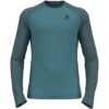 Odlo Performance Wool 150 Long-Sleeve Base Layer Top Men - Saxony Blue - Deep Dive Melange 2 Odlo Performance Wool 150 Long-Sleeve Base Layer Top Men - Saxony Blue - Deep Dive Melange -Odlo odlo mens performance wool 150 long sleeve base layer saxony blue deep dive melange 1 1556612
