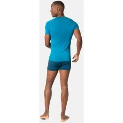 Odlo Performance X-Light Base Layer T-Shirt Men - Saxony Blue -Odlo odlo mens performance x light eco short sleeve base layer saxony blue 4 1409532