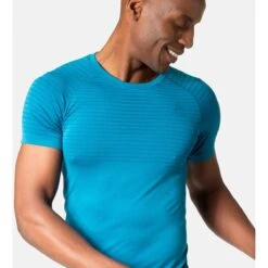 Odlo Performance X-Light Base Layer T-Shirt Men - Saxony Blue -Odlo odlo mens performance x light eco short sleeve base layer saxony blue 5 1409533
