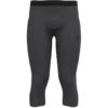 Odlo Revelstoke Performance Wool Warm 3/4 Base Layer Bottoms Men - Dark Grey Melange