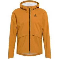 Odlo Ride 365 Waterproof Cycling Jacket Men - Honey Ginger