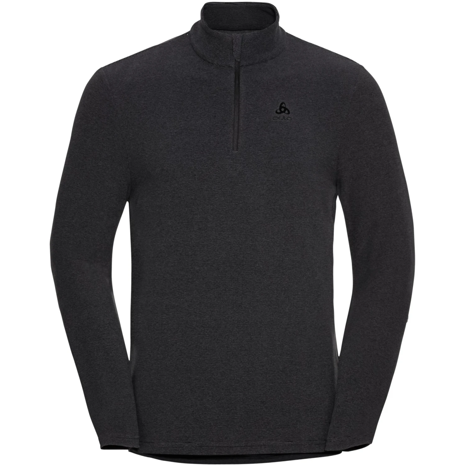 Odlo Roy 1/2 Zip Mid Layer Pulover Men - Shale Grey - Black Stripes 3 Odlo Roy 1/2 Zip Mid Layer Pulover Men - Shale Grey - Black Stripes