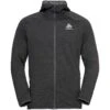 Odlo Men's Run Easy Midlayer Hoody - Black Melange -Odlo odlo mens run easy 365 midlayer hoody black melange 1 1112210
