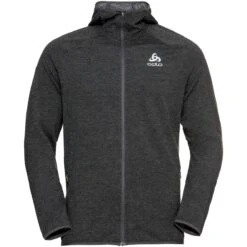 Odlo Men's Run Easy Midlayer Hoody - Black Melange