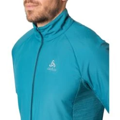 Odlo Run Easy Warm Hybrid Jacket Men - Saxony Blue 9 Odlo Run Easy Warm Hybrid Jacket Men - Saxony Blue -Odlo odlo mens run easy warm hybrid jacket saxony blue 3 1506693