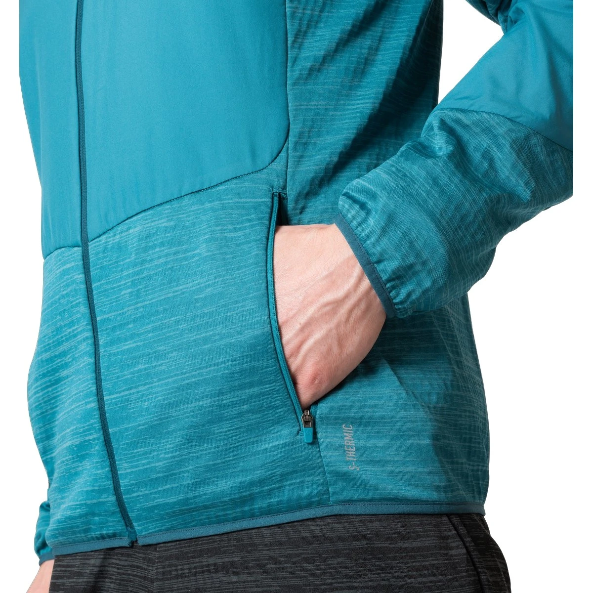 Odlo Run Easy Warm Hybrid Jacket Men - Saxony Blue 6 Odlo Run Easy Warm Hybrid Jacket Men - Saxony Blue - Image 4