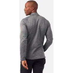 Odlo Sesvenna Mid Layer Jacket Men - Black Melange 9 Odlo Sesvenna Mid Layer Jacket Men - Black Melange -Odlo odlo mens sesvenna mid layer zip black melange 2 1329490