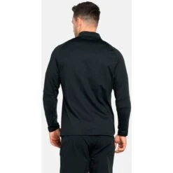 Odlo Men's Sesvenna SL Mid Layer Jacket - Black -Odlo odlo mens sesvenna sl mid layer jacket black 2 1329494