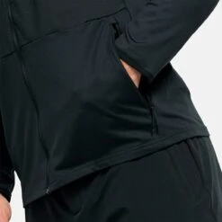 Odlo Men's Sesvenna SL Mid Layer Jacket - Black -Odlo odlo mens sesvenna sl mid layer jacket black 3 1329495